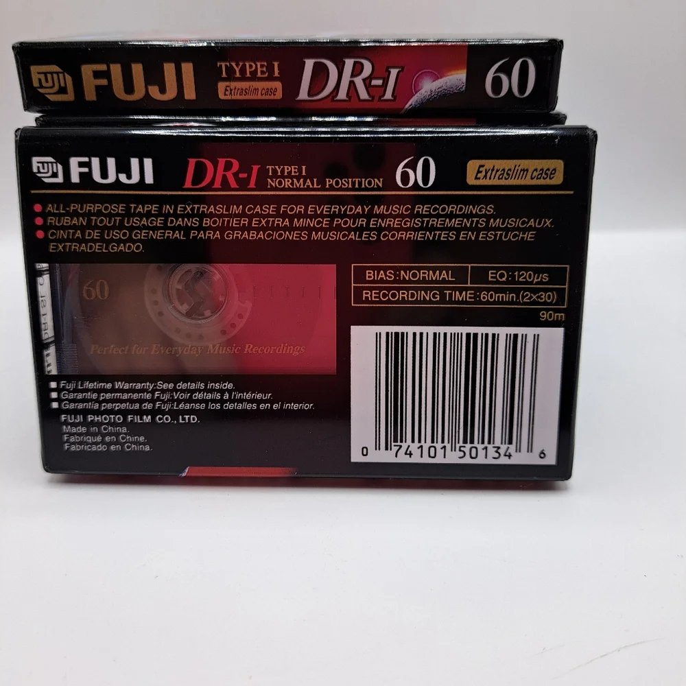 Fuji Blank Cassette Tapes - Set of 7